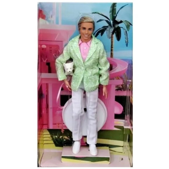 Mattel Barbie Doll Creations Sugar’s Daddy” Ken Doll in Pastel Suit With Dog - Picture 2 of 2